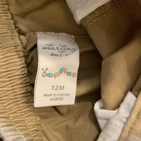 As new! Starting out boy’s set (button down shirt, pants) 12M - Picture 6 of 6